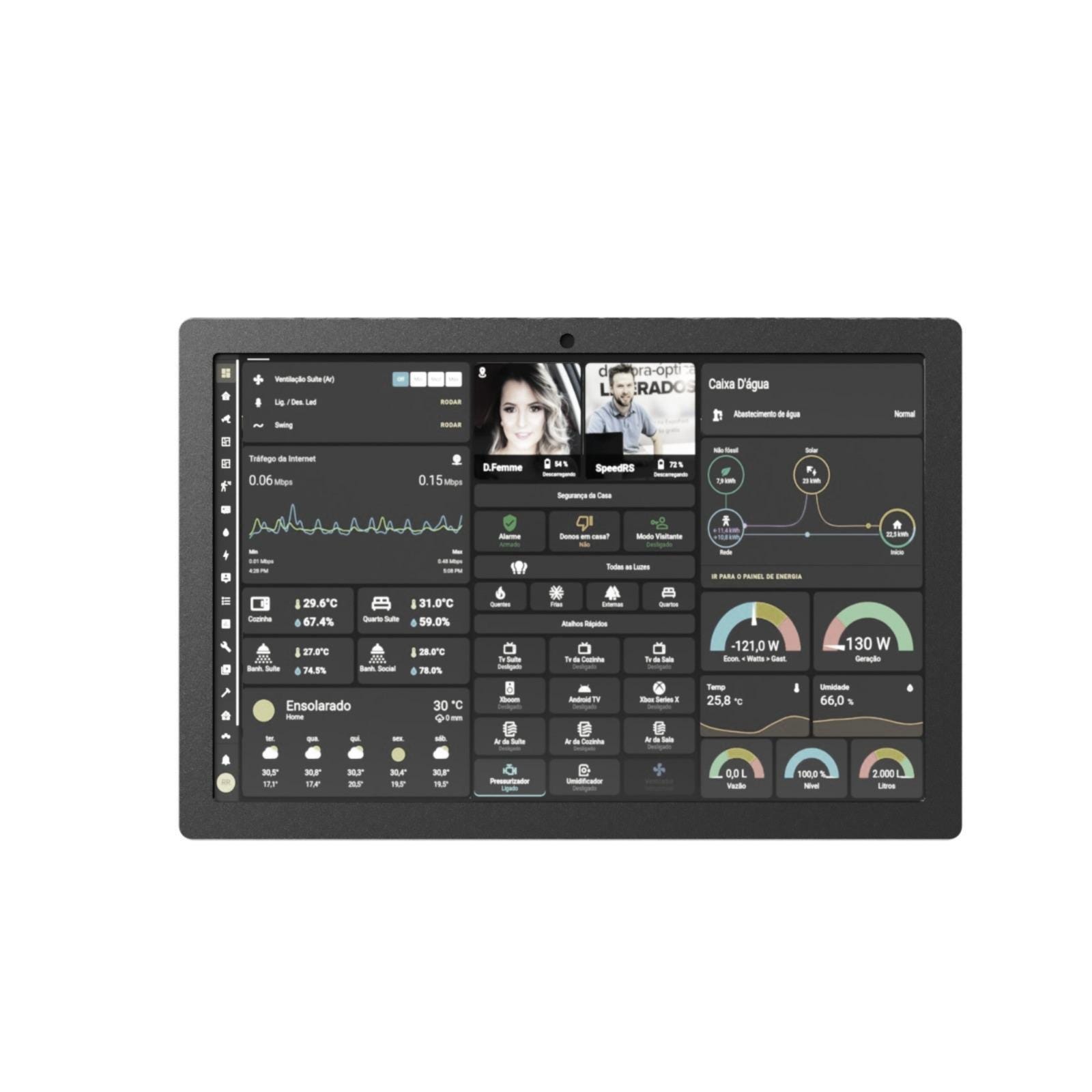 "Supporto da parete per Samsung Galaxy Tab A11 - 8.7\" (SM-X133, SM-X135, SM-X135F) / Controllo Smart Home"