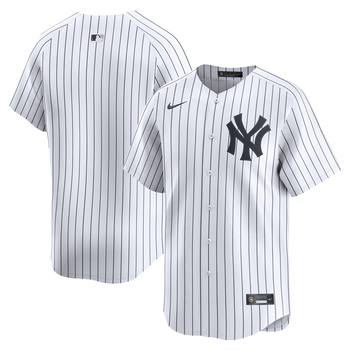 Footballtrikot NIKE "Nike Trikot New York Yankees Nike MLB Limited Home", Damen, Gr. XL, weiß, 100% Polyester, Trikots