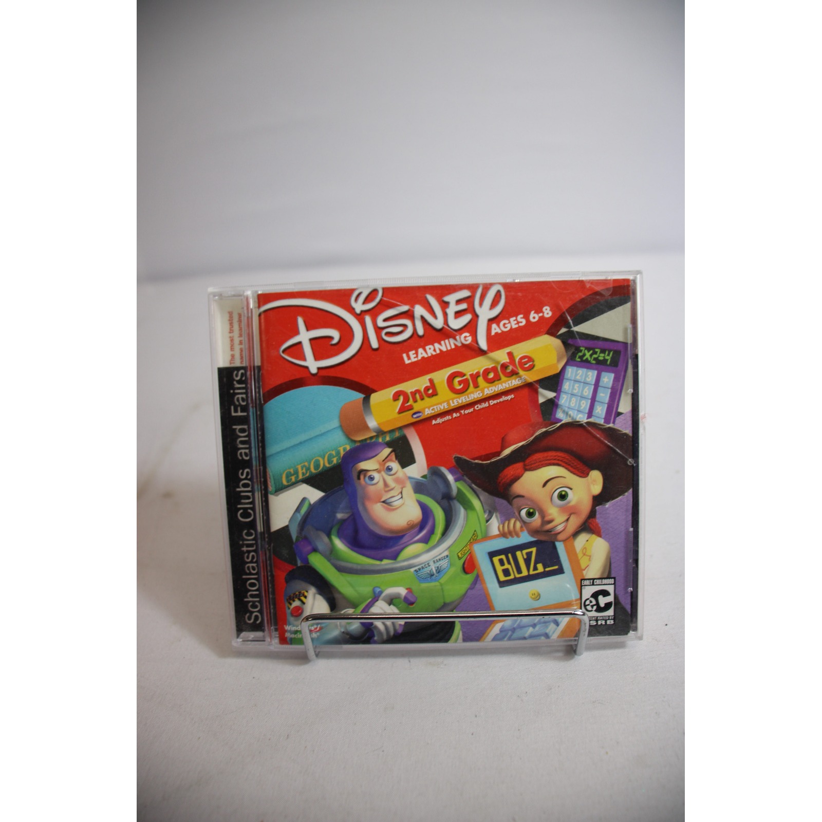 Disney Video Games & Consoles | Disney Learning 2nd Grade Reading Math Pc Cd Rom Educational Buzz Lightyear | Color: Red/Yellow | Size: One Size