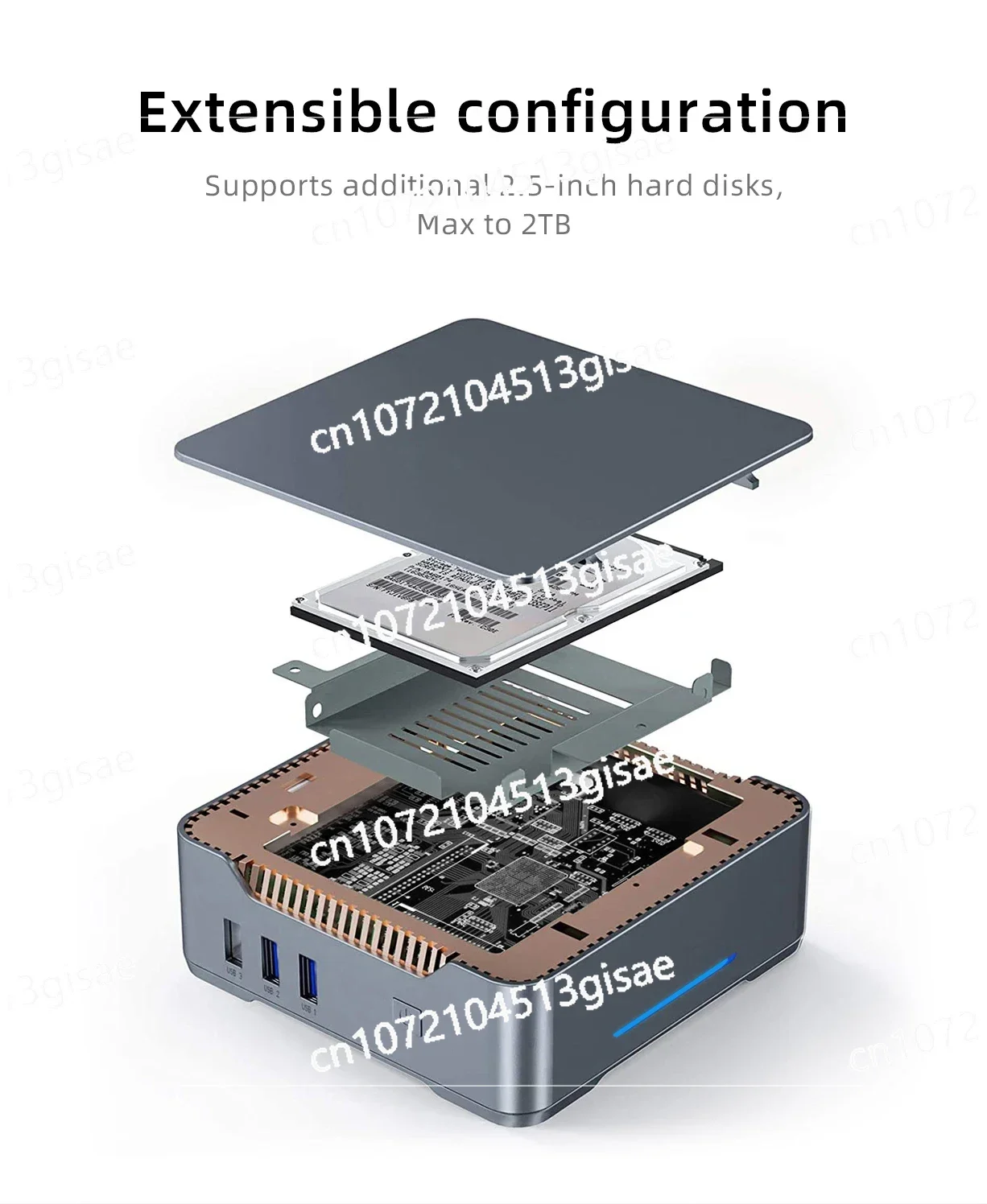 Alder Lake N100 Mini-PC 8 GB 256 GB Windows 11 Pro 16 GB 512 GB WIFI5 BT4.2 Desktop-Game-Computer 8 GB 128 GB N5095 Image
