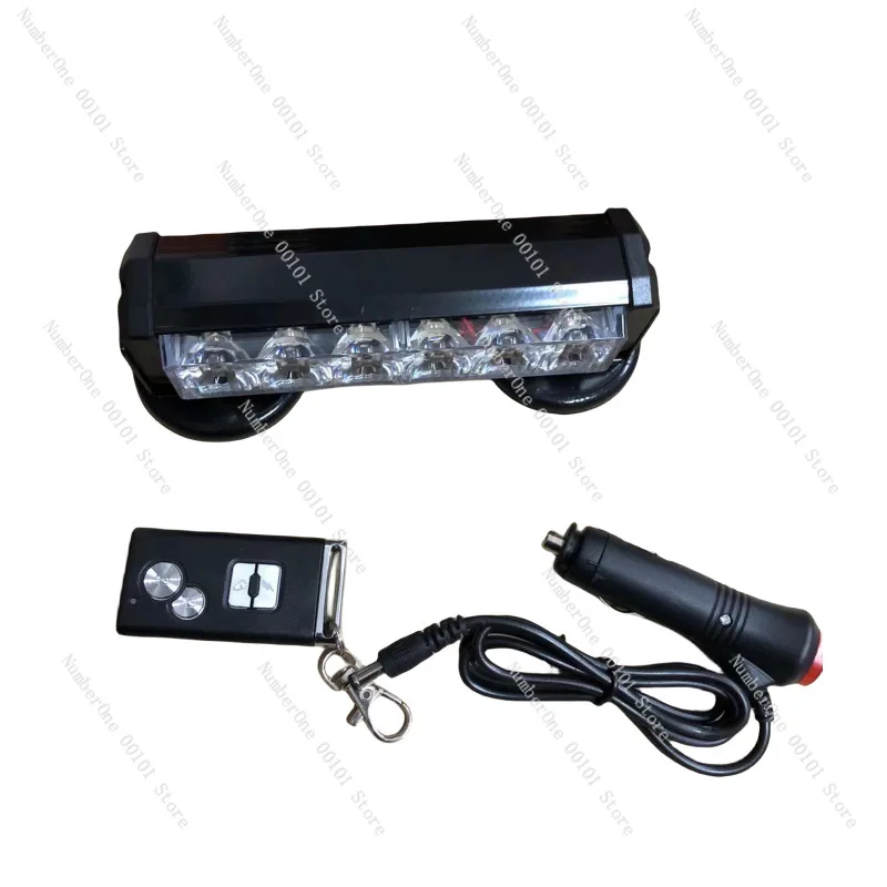 Drahtlose, wiederaufladbare Warnleuchte mit Fernbedienung und starker Magnet, blinkende LED für Autodach Image