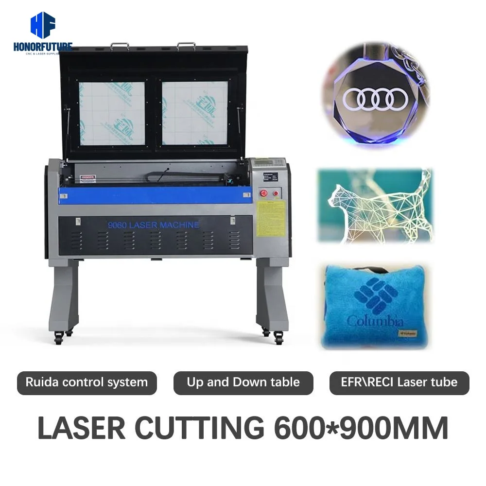 4060/9060 50w 60w 80w 100w Co2 Laser Gravur Maschine/100w Leder Laser Gravur schneiden Maschine Holz/MDF/Acryl Image
