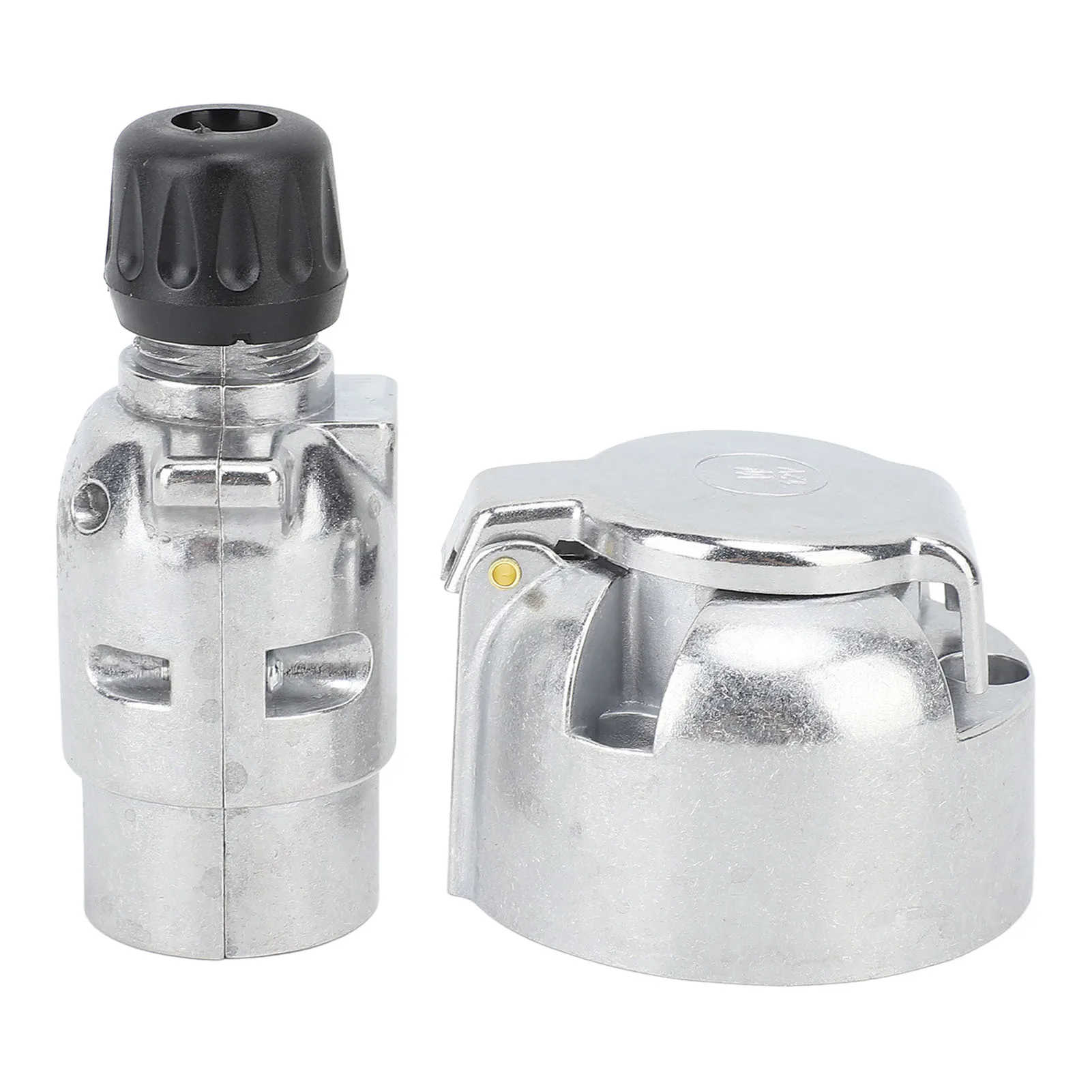 Anhänger verkabelung Stecker Adapter Aluminium legierung leichte Anhänger Steckdose Set stabil 7-polig robust für Schiffe Image