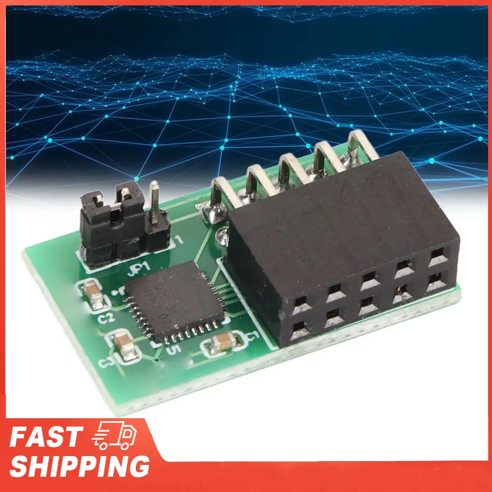 TPM 2.0 Modul 10Pin SPI 3,3 V 9670 Chipsatz für SuperMicro High Safety Stabiles Sicherheitsmodul Image