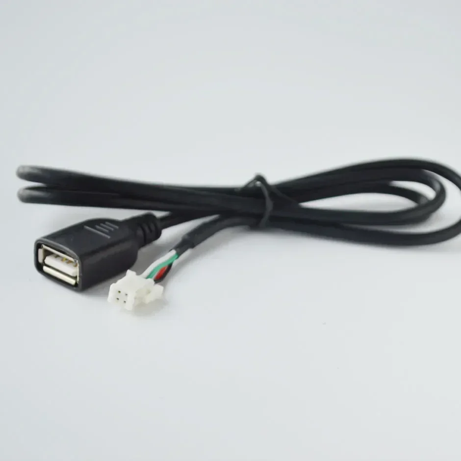 QXNY Multimedia-Player, Kabelbaum-Stecker, 6-polig oder 4-polig, Dual-USB-Schnittstellenkabel-Adapter für Android-Radio-Navigation Image