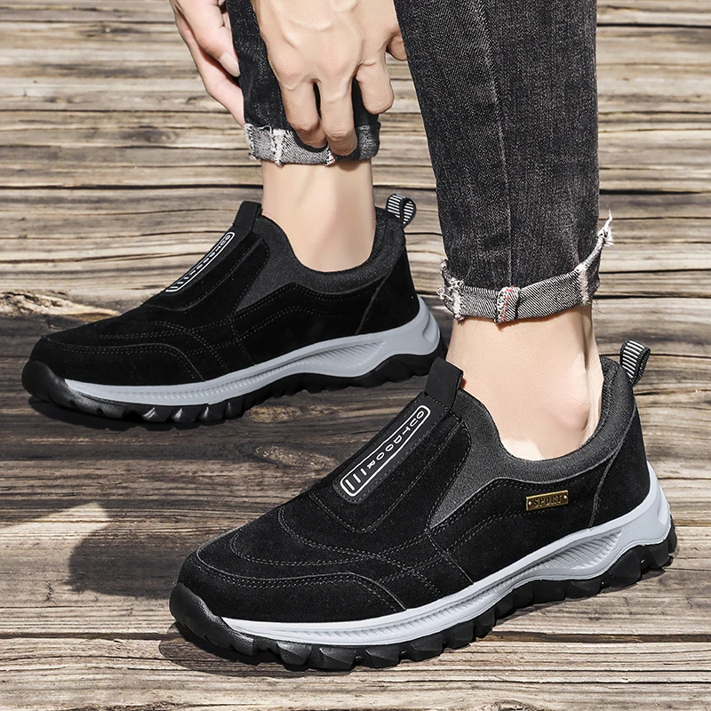 Wanderschuhe für Erwachsene und Herren, leicht, rutschfest, zum Gehen, Joggen, Camping, Freizeitschuhe, große Größe 39–49