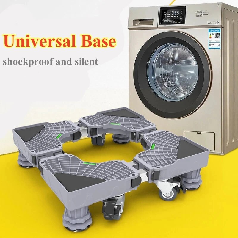 Multi functional Adjustable Base For Washing Machine, Universal Refrigerator Stand, Lifting Base For Dryer basic 4 Legs