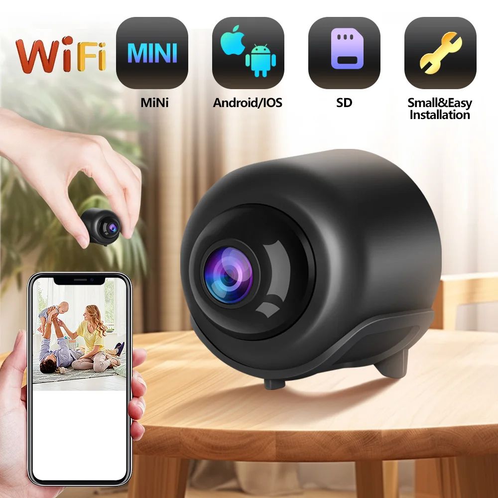 Next Gen Mini Wi Fi Camera Compact Indoor Security Camera With Night Vision & Remote Monitoring Next Gen Mini Wi Fi Camera Compact Indoor Security Camera With Night Vision & Remote Monitoring