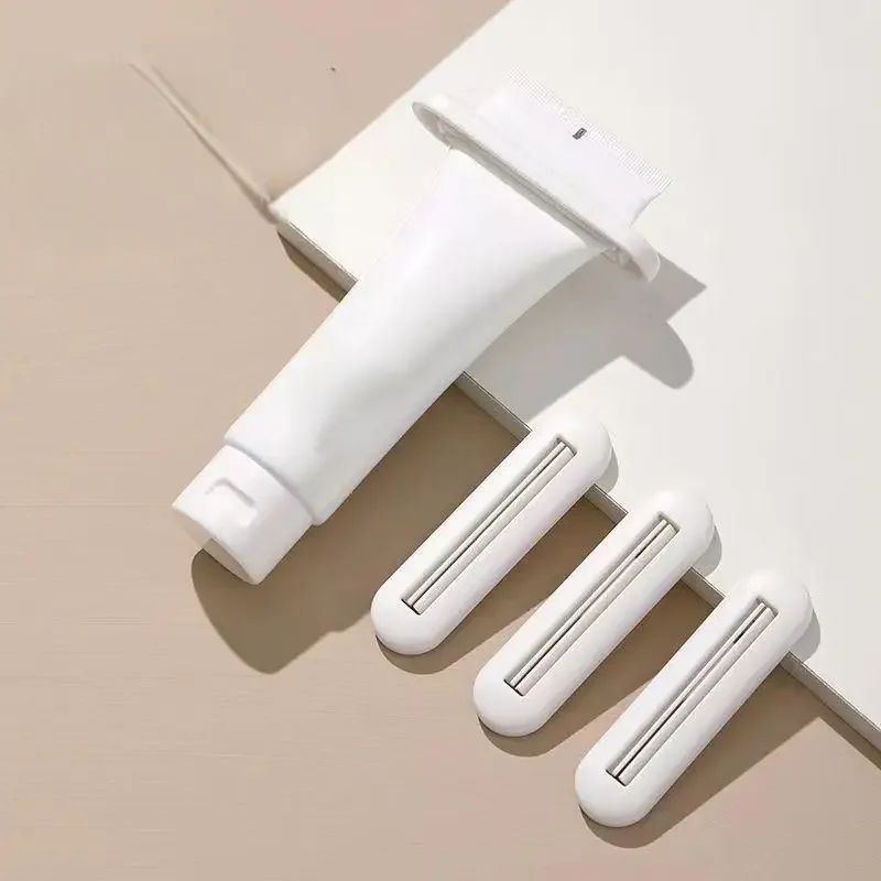 Reusable Toothpaste Tube Squeezer Clip 4 Pcs