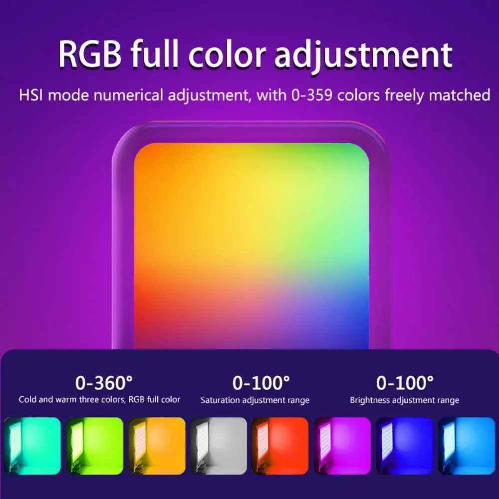 PocketGlow Mini RGB LED Fill Light For Camera And Smartphone Photography PocketGlow Mini RGB LED Fill Light For Camera And Smartphone Photography