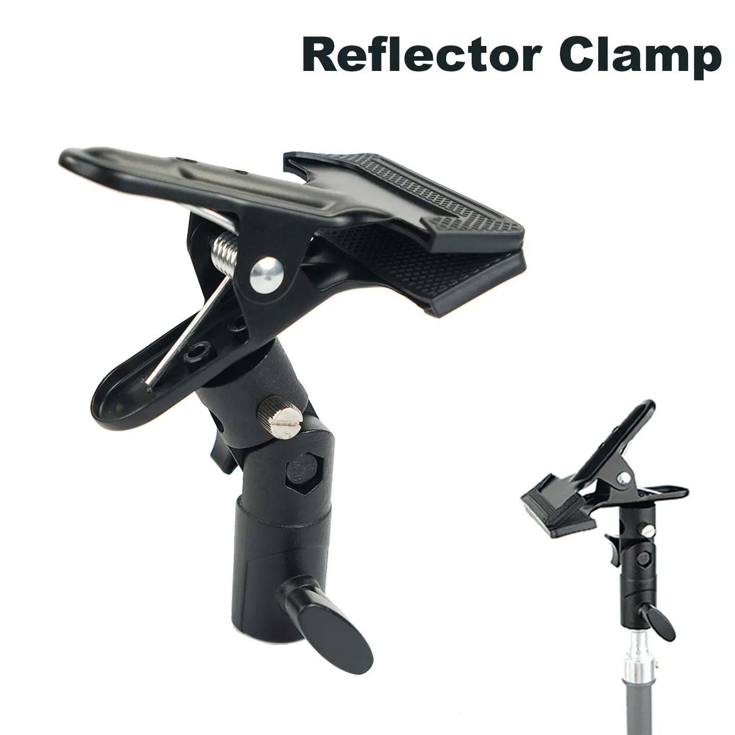 Reflector Holder Clamp With Swivel Adapter For Photography Light Stands table Clamp