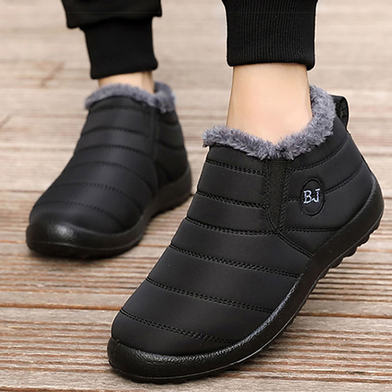 Men Sneakers Keep Warm Winter Sneakers, Casual Sneaker Loafers For Couples blue 44