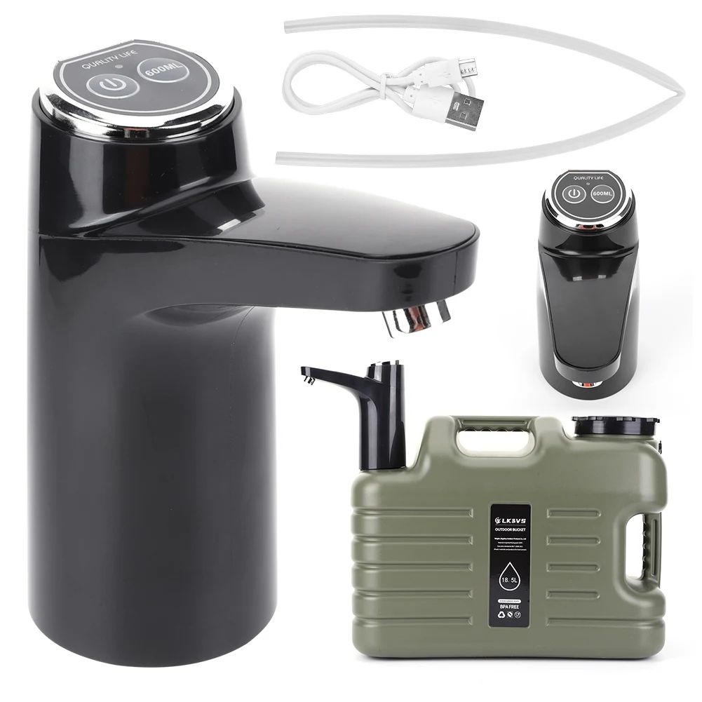 Portable Electric Water Pump Dispenser Wireless One Touch Water Pump For Camping And Home Portable Electric Water Pump Dispenser Wireless One Touch Water Pump For Camping And Home