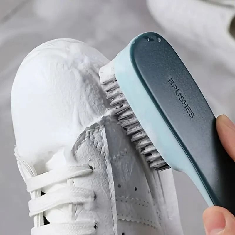 Multi Purpose Shoe And Clothes Cleaning Brush Household Scrubber grey