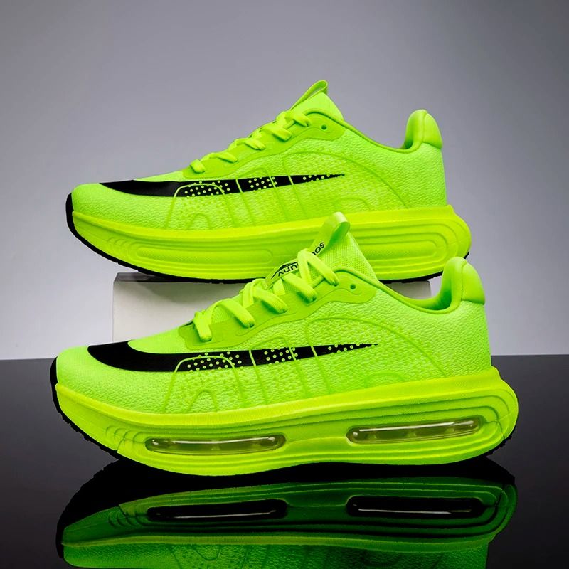 Lightweight Breathable Running Sneakers green 8.5