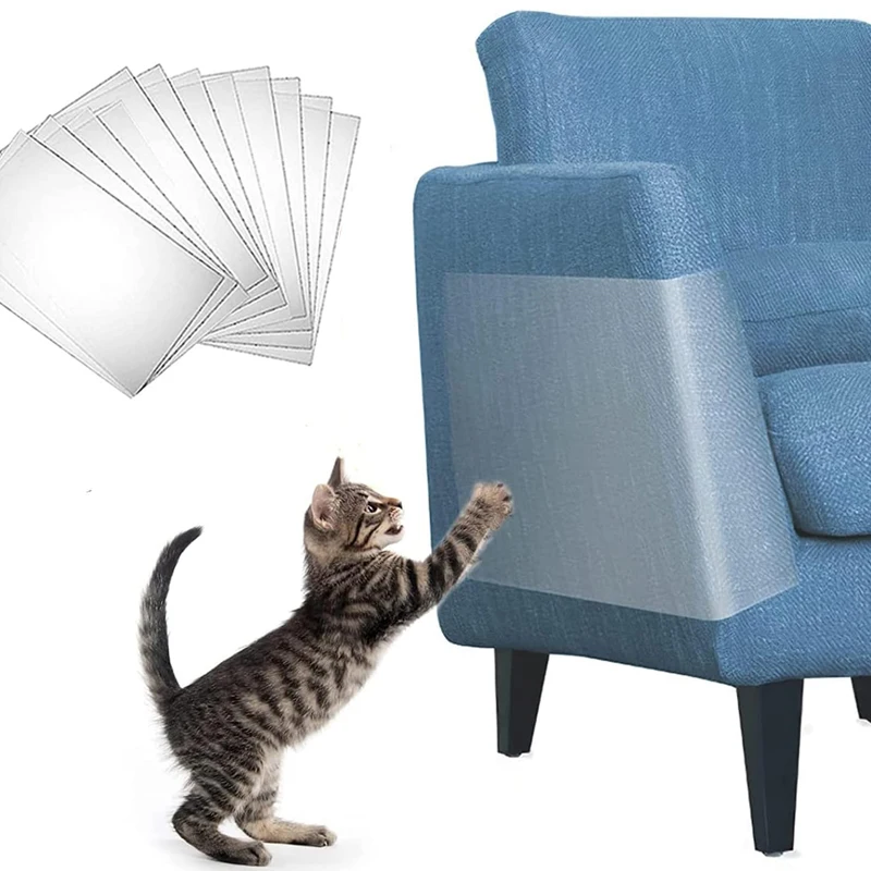 2 Stücke Katze Kratzer Sofa Schutz Pads Selbstklebende Haustier Möbel Protektoren Abdeckung Anti-katze Scratch Couch Schutz Pads Aufkleber Image