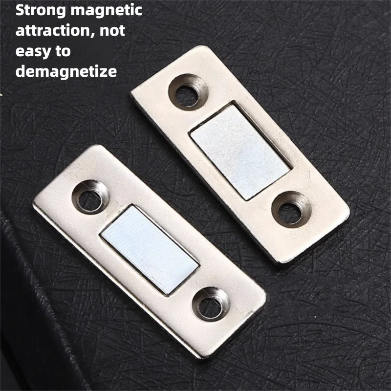 2 teile/satz Magnetische Schrank Fänge Magnet Tür Stoppt Versteckte Tür Näher Mit Schraube Für Schrank Schrank Möbel Hardware