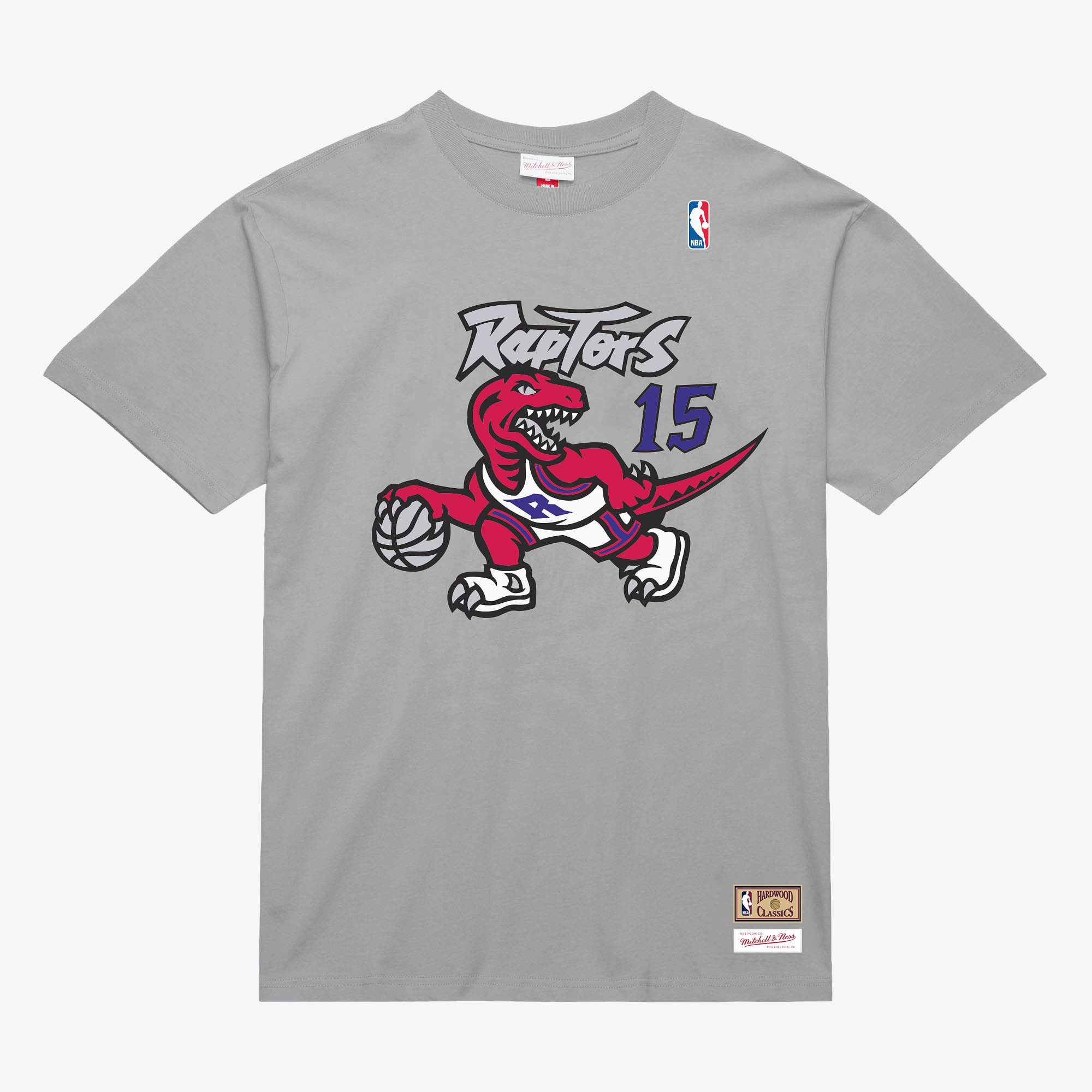 Toronto Raptors Mitchell & Ness T-Shirt mit Namen und Nummer (Vince Carter)