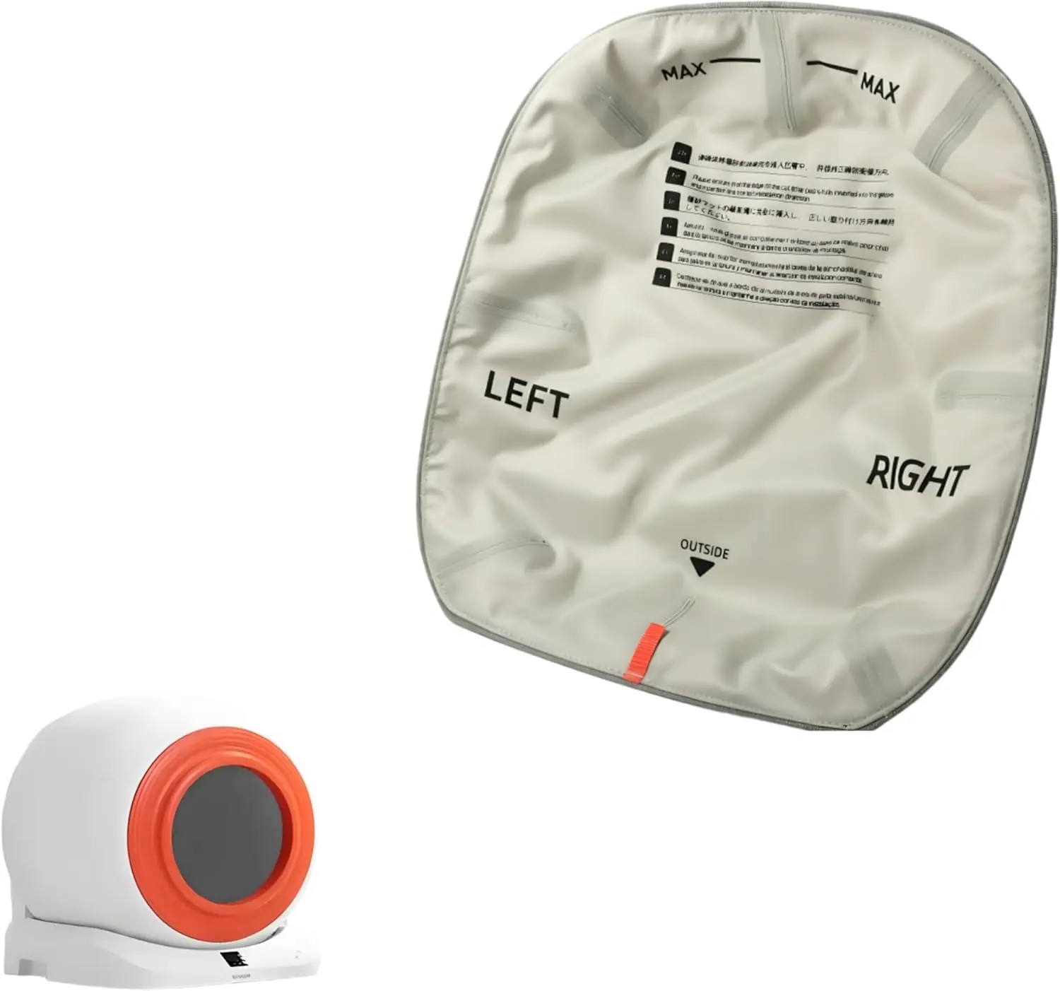 Cat Litter Box Accessories Bin Litter Mat Pad Replacement For Tonepie Self-Cleaning Cat Litter Box (for Model:Q-clean Q-cleanM)