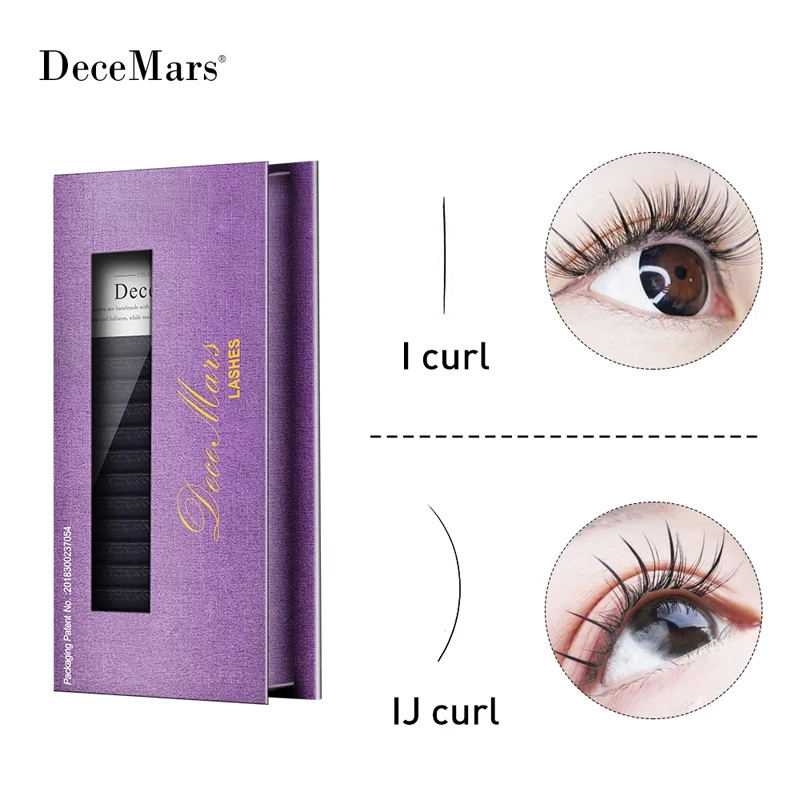 DeceMars I / IJ Curl Wimpernverlängerung Classic Lash Image