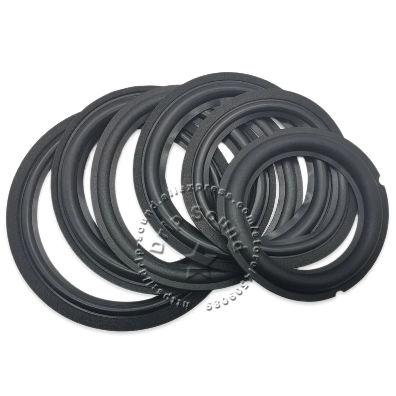 2 Stück 4,5"/5"/6,5"/7,5"/8" In Lautsprecherschaum Gefalteter Randring Woofer Reparatur Seitenumrandung Kreis Ersatz 120-205mm/4,72" -8,07" Image