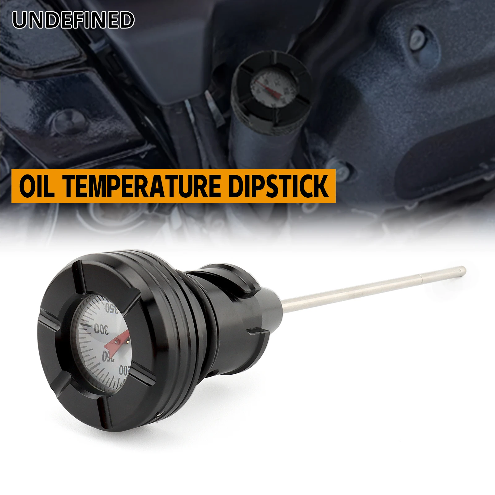 Motorrad Öltemperatur Ölmessstab für Harley Softail Fat Boy FLFB Sport Glide FLSB Street Bob FXBB Low Rider FXLR 2018-2024 Image