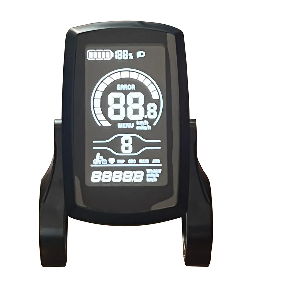 Ebike Display Fahrrad Zubehör Geschwindigkeit Control Panel 36V 48V E-bike Instrument Elektrische Fahrrad Controller für MTB Yolin YL80C meter Image