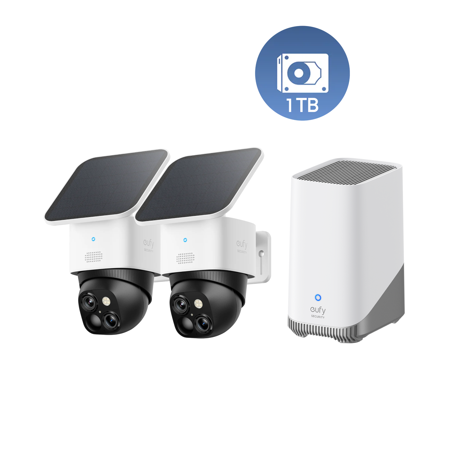 SoloCam S340 (2-Cam Pack) + HomeBase S380 + 1 TB Hard Drive