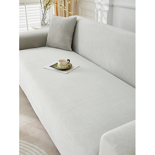 1 Stück Cord-Streifensofabezug, modisch, luxuriös, dekorativ, rutschfest, staubdicht, kratzfest, für Schlafzimmer, Wohnzimmer, Arbeitszimmer, Zuhause, Geschenkidee für jede Jahreszeit Image