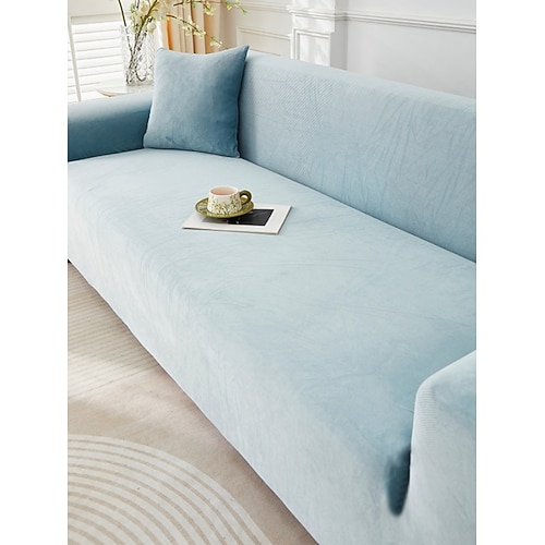 1 Stück Cord-Streifensofabezug, modisch, luxuriös, dekorativ, rutschfest, staubdicht, kratzfest, für Schlafzimmer, Wohnzimmer, Arbeitszimmer, Zuhause, Geschenkidee für jede Jahreszeit Image