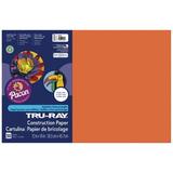 Tru-Ray Sulphite Construction Paper 12 x 18 Inches Orange 50 Sheets