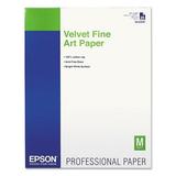 Epson Velvet Fine Art Paper 17 x 22 White 25/Pack