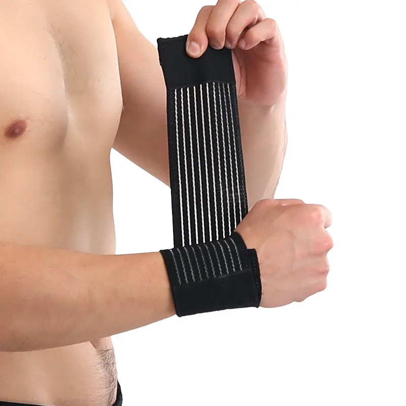 Bandage élastique réglable main Sport bracelet gymnastique soutien poignet orthèse enveloppement canal carpien Sport Fitness brassards sangle extensible