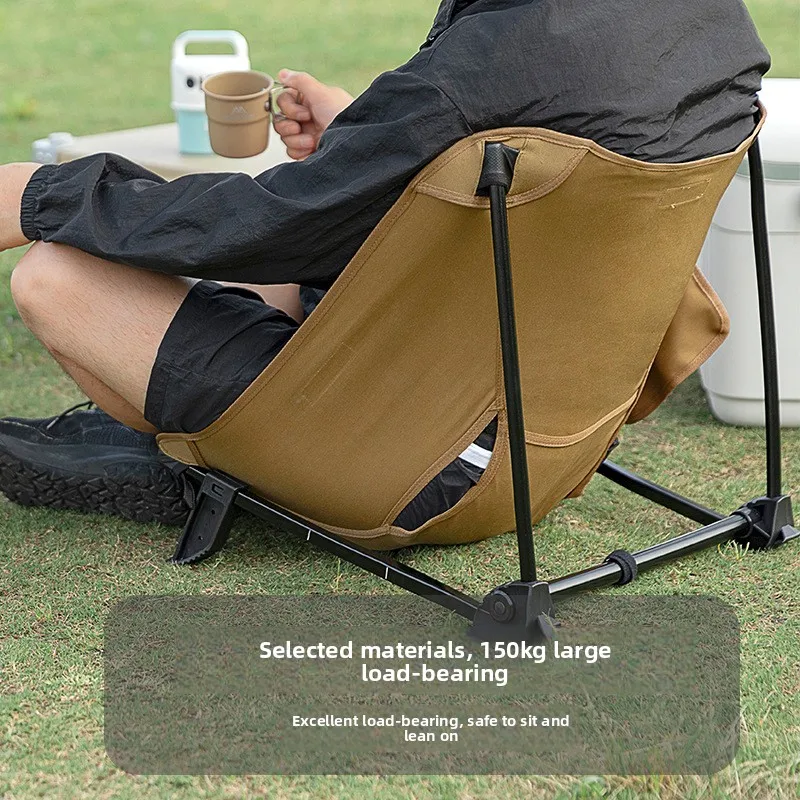 Mountainhiker Outdoor Klapptisch und Stuhl, tragbar, verstellbar, Camping-Klappstuhl, Camping, Angeln, Strandkorb