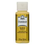 FolkArt Outdoor Acrylic Craft Paint Pure Gold 2 fl oz