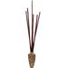 Nearly Natural 79 Polyester Artificial Bamboo Poles Burgundy 6pc