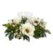 Nearly Natural White Magnolia Candelabrum Artificial Flower Arrangement