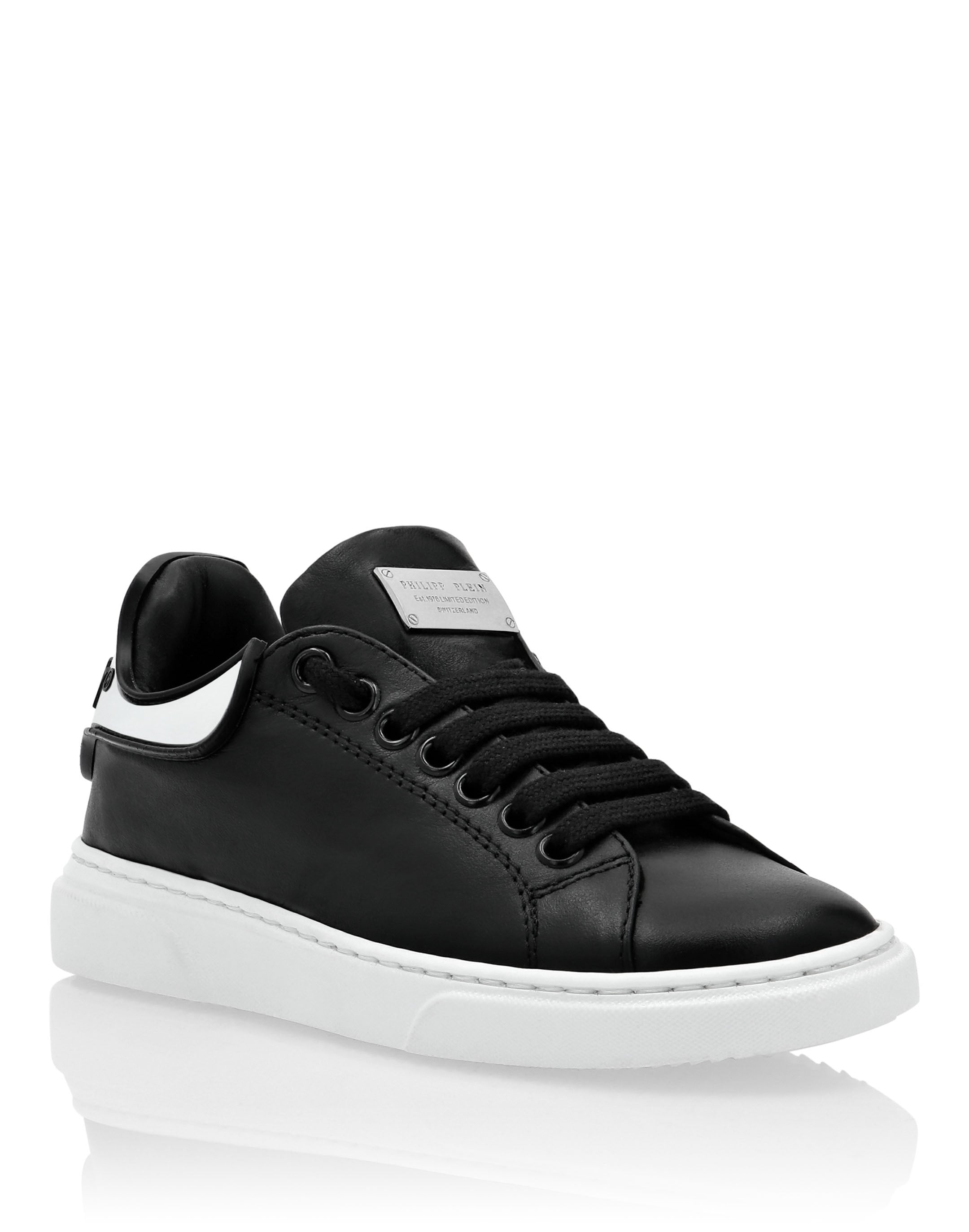 Sneaker PHILIPP PLEIN "Big Bang", Damen, Gr. 31, Normalschaft, 0201, schwarz, weiß, Schuhe Sneaker