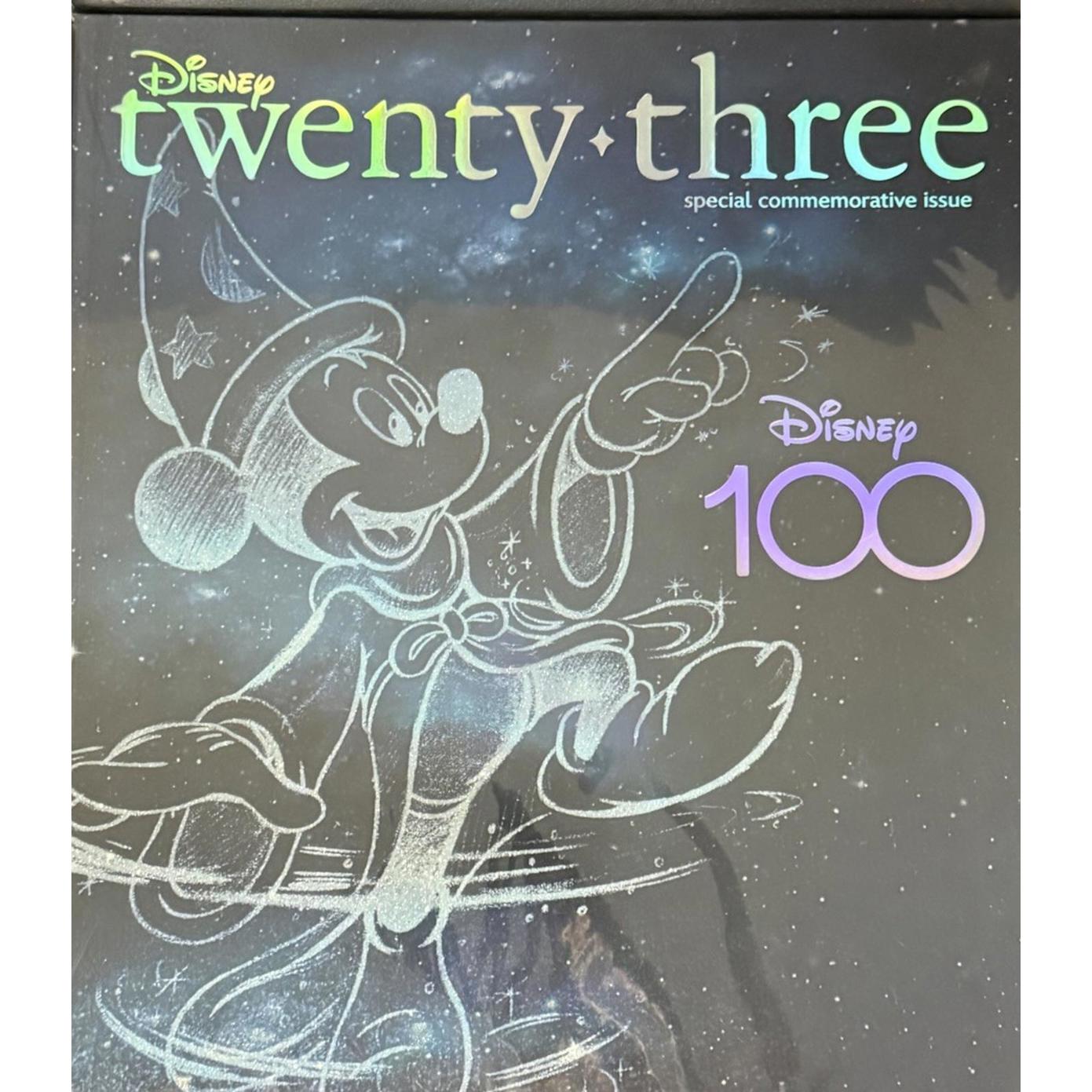 Disney Other | Disney D23 Twenty Three Magazine 100 Years Of Disney Commemorative 2023 Sealed | Color: Black | Size: One Size