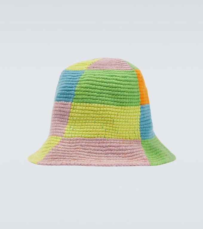 Crochet Cashmere Bucket Hat