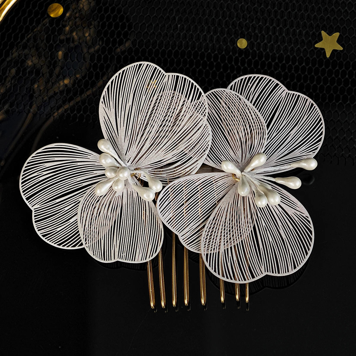 Mode 1/2 teile/los Perle Haar Pins Clips für Frauen Silber Farbe Braut Hochzeit Haar Zubehör Schmuck Braut Kopfschmuck Image
