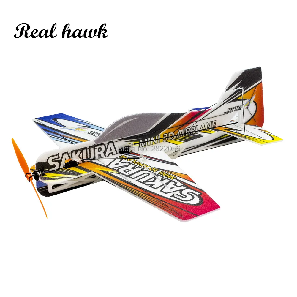 EPP Kit Micro 3D Indoor Flugzeug SAKURA Leichtstes Flugzeug KIT (UNASSEMBLED) RC Flugzeug RC MODELL HOBBY SPIELZEUG HEISSER VERKAUF RC FLUGZEUG