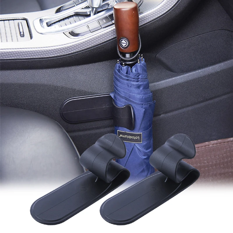 Multifunktionale Auto Fastener Clip Mini Regenschirm Halter Clip Haken Universal Auto Stamm Montage Halterung Innen Auto Zubehör Image