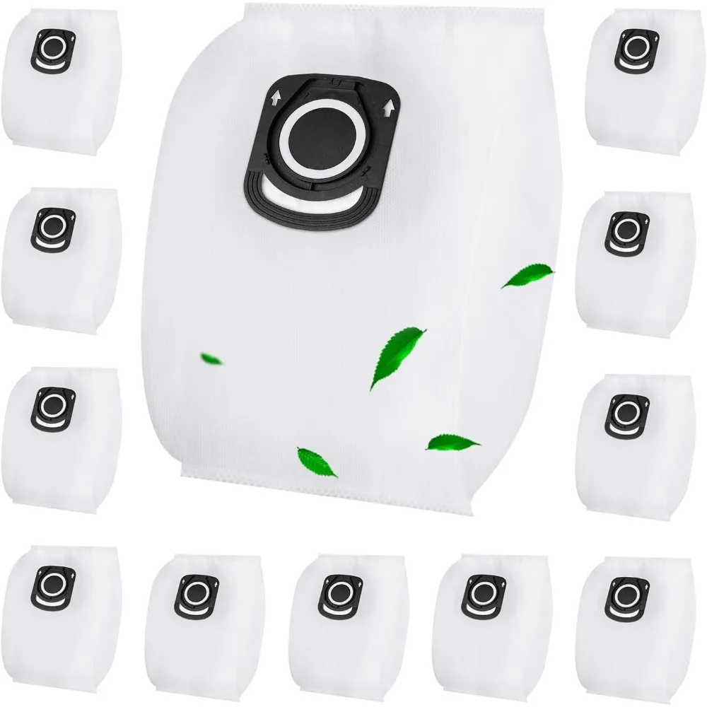 12 Stück Staubbeutel Ersatzteile für Rowenta ZR 200520 ZR 200720 Silence Force 4A Tefal X-Plorer Serie 75S+ Staubsauger Image