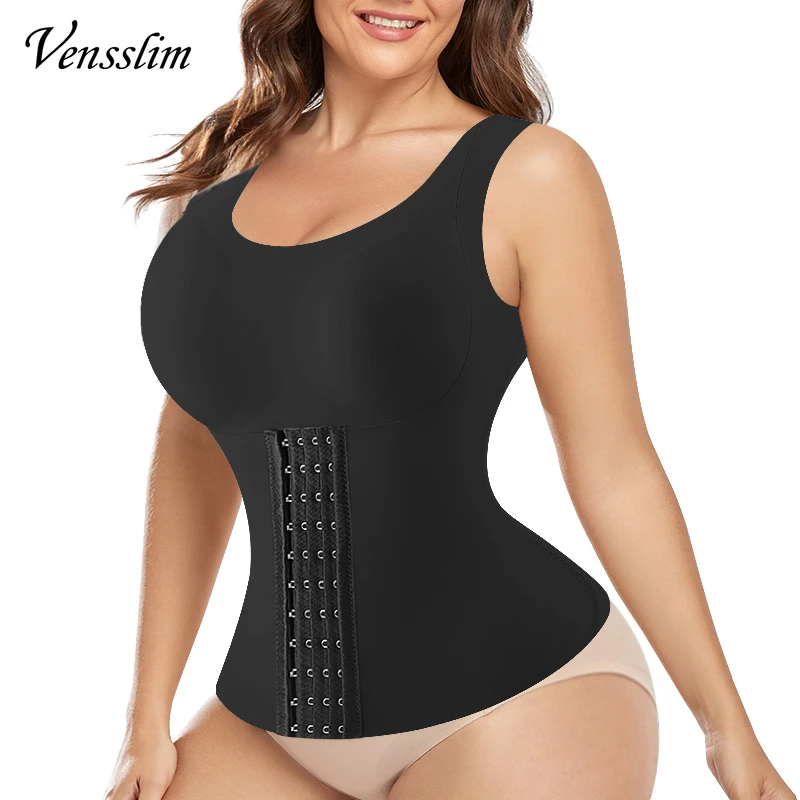 Vensslim Abnehmen Korsett Taille Trainer Weste Full Body Shaper Bauch-steuer Brust Push-Up Tops Frauen Zurück Unterstützung Gepolsterter Bh Gürtel Image