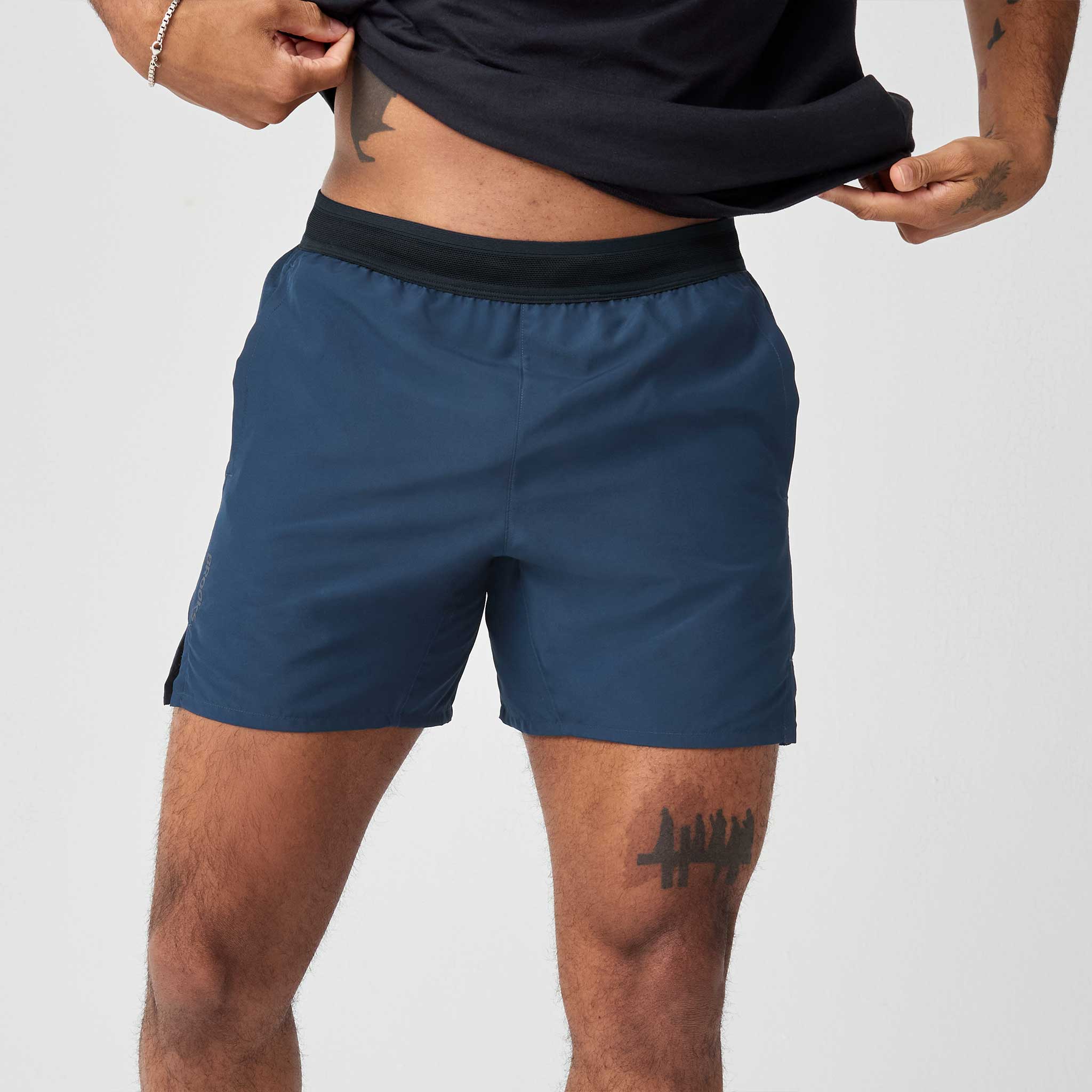 Brooks Dash 2-in-1 Short Men's Running Apparel Midnight Run/Black