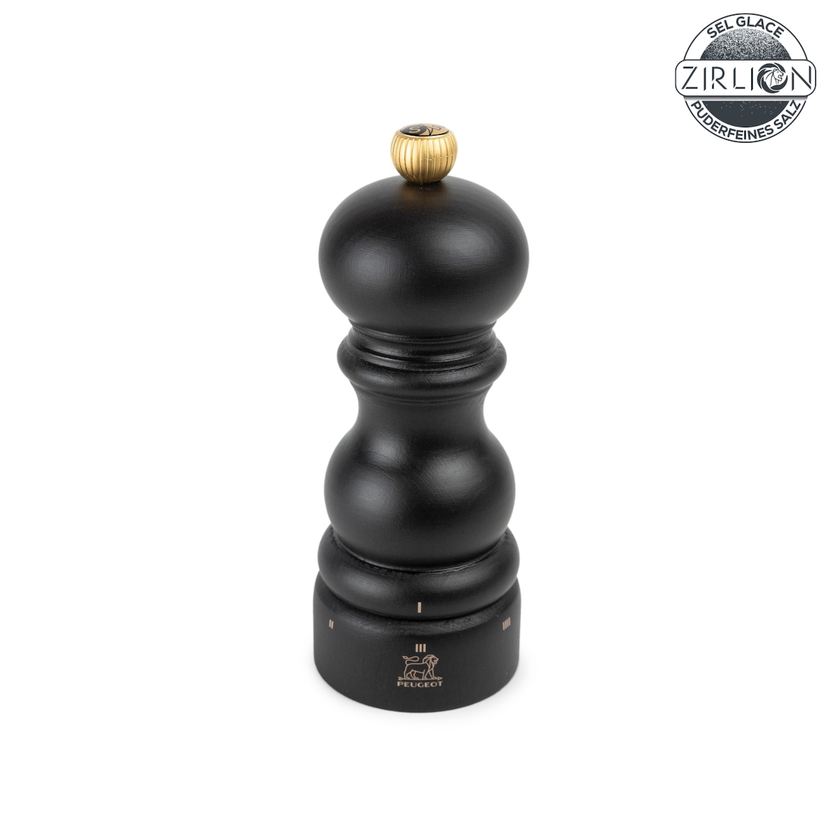 PEUGEOT Salzmühle PARIS 15cm Schoko Buchenholz uSelect Zirkonia-Mahlwerk Gewürz Image