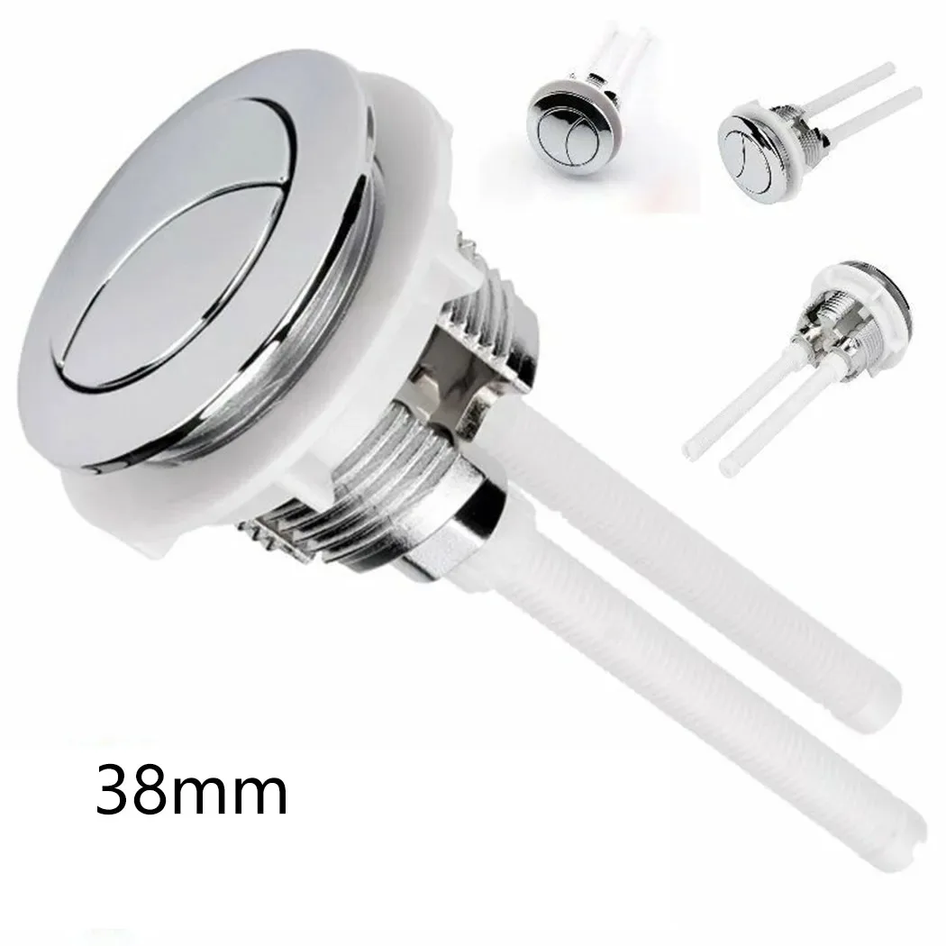 38mm Runde Wc Wasser Tank Taste Universal Dual Spülventil Push Button Flush Wc Sitz Wasser Tank Ventil Bad zubehör