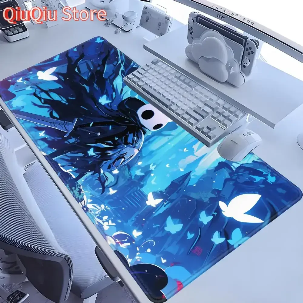 Neue Hollow Knight Silksong Schreibtisch Matte Gummi Große PC Mousepad Laptop Gaming Maus Pad Zubehör Tastatur Matte Computer Mousepads Image