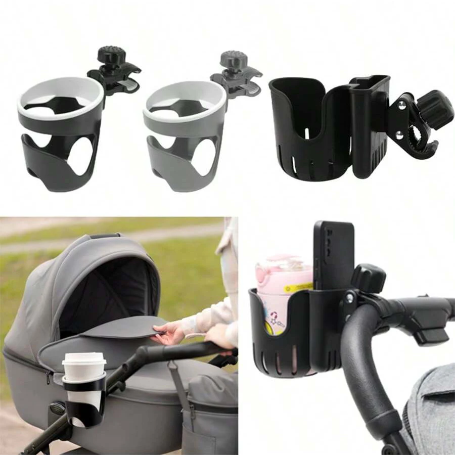 1PC Einstellbare Baby Kinderwagen Tasse Getränkehalter mit Clip Backe und Sichere Klemme Tasse Halter Für Universal Kinderwagen, Image